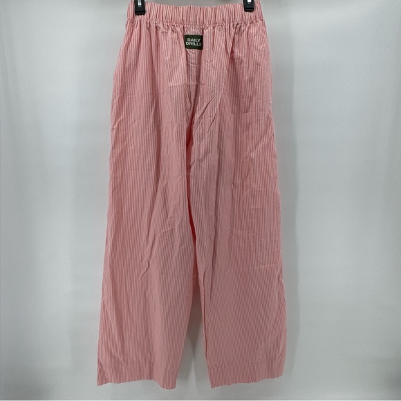 Daily Drills Poplin Resort Pant dusty rose and white stripes xs/s Sold out style - Picture 5 of 9